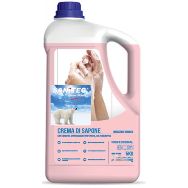 Crema di sapone muschio, tečni sapun