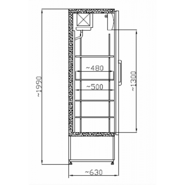 TC SCH 601, Frižider sa staklenim vratima - Image 3